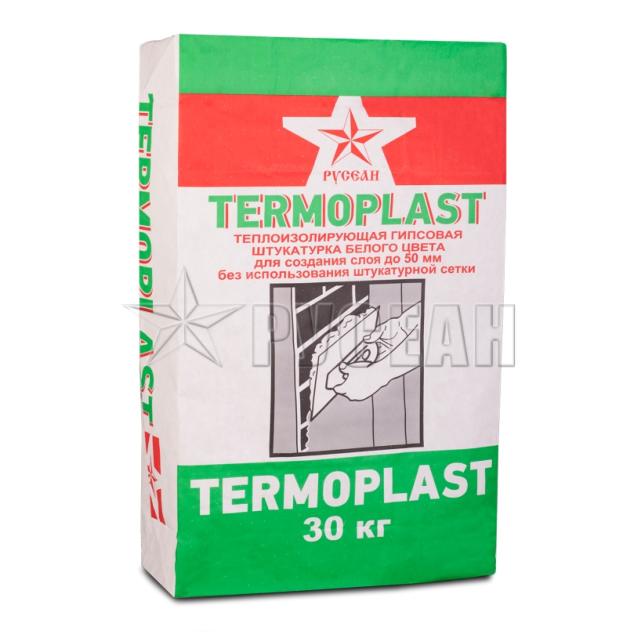 Штукатурка гипсовая Русеан Termoplast белый 30кг